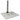 Vertical Post Height 280mm Pole Stand Base with Vertical Post, SKU ST05011301-0001, three quarter front view