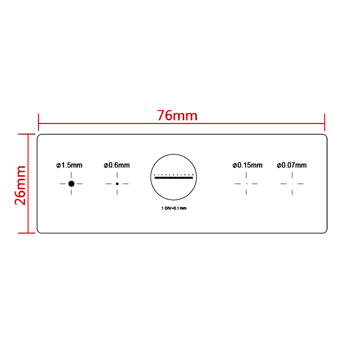 Microscope Ruler Thingy Film Ruler for Microscopes | View Solutions Inc.