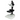 Microscope Track Stand, 76mm Coarse Focus Rack, Coarse Focus XY Stage, LED Light Base, SKU ST02112012, three quarter front view