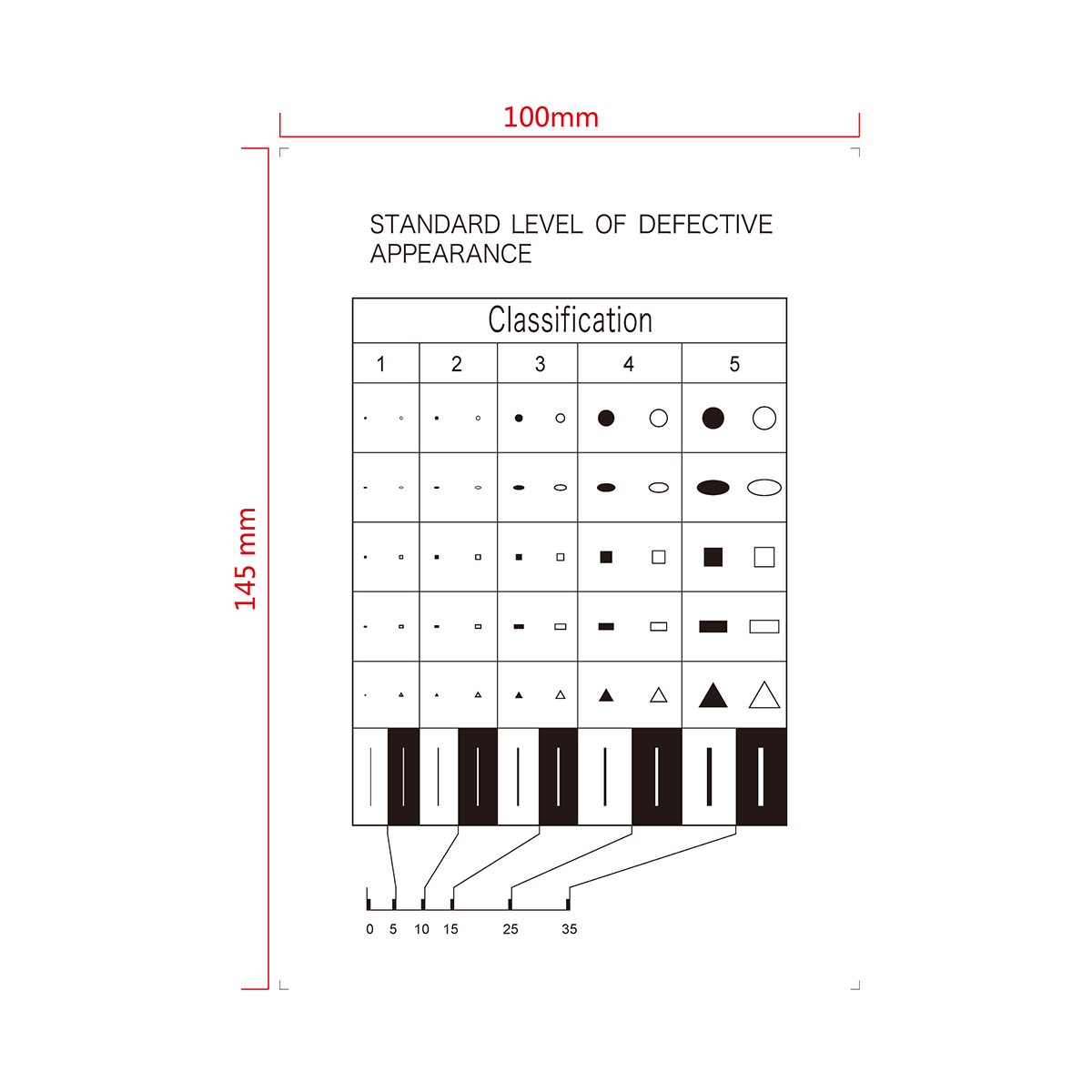 Microscopes Cell Size Ruler Film Ruler for Microscopes | View Solutions Inc.