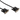 RS-232C Cable, SKU Mitutoyo-12AAA807, three quarter front view