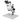 7X-45X Widefield Zoom Stereo Microscope, Trinocular, Post Stand (Height 280mm), SKU SZ05030136, three quarter front view