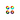 Filter (Kit) Size Dia. 36mm x 4 Filter (Kit) Color Four Colors 36mm Filter Set, SKU FI02051003, three quarter front view