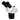 10X/20X Dual Power Stereo Microscope Head, Trinocular, Focusable Eyepiece, SKU FS05031131, three quarter front view
