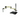 Microscope Flexible Articulating Arm, Post Stand, Tiltable Arbor, SKU ST07071101, three quarter front view