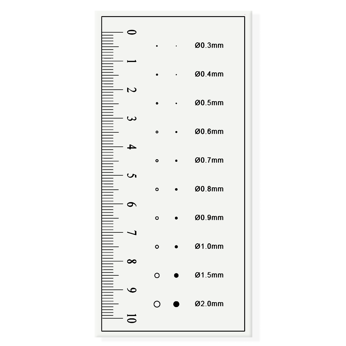 Canadian Micr Ruler Film Ruler for Microscopes | View Solutions Inc.