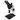 15X-100X Industrial Inspection Video Zoom Microscope, Trinocular, Post Stand, SKU MZ08500131, three quarter front view