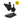 7-50X ESD Safe Post Stand Trinocular Zoom Stereo Microscope, SKU SZ19040133, three quarter front view