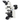 50-1000X Halogen Coaxial Reflection Light Trinocular Reflected Polarizing Microscope, SKU Nexcope-NP900RF-Trinocular, three quarter front view