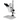 6.5X-45X Super Widefield Zoom Stereo Microscope, Trinocular, Post Stand (Height 305mm), SKU SZ02020271, three quarter front view