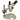 7X-45X Widefield Zoom Stereo Microscope, Trinocular, Post Stand (Height 240mm)