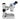 7X-30X Widefield Zoom Stereo Microscope, Binocular, Track Stand, LED Top and Bottom Light (45° Viewing Angle)