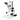 6.7-45X LED Light Post Stand Trinocular Zoom Stereo Microscope, SKU SZ02020236, three quarter front view