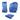 ESD Microscope Dust Cover, Opaque, Blue Fabric (Small, Tall)