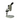 8X-80X Widefield Parallel Zoom Stereo Microscope, Trinocular, Post Stand, Compensating 45° Viewing Angle