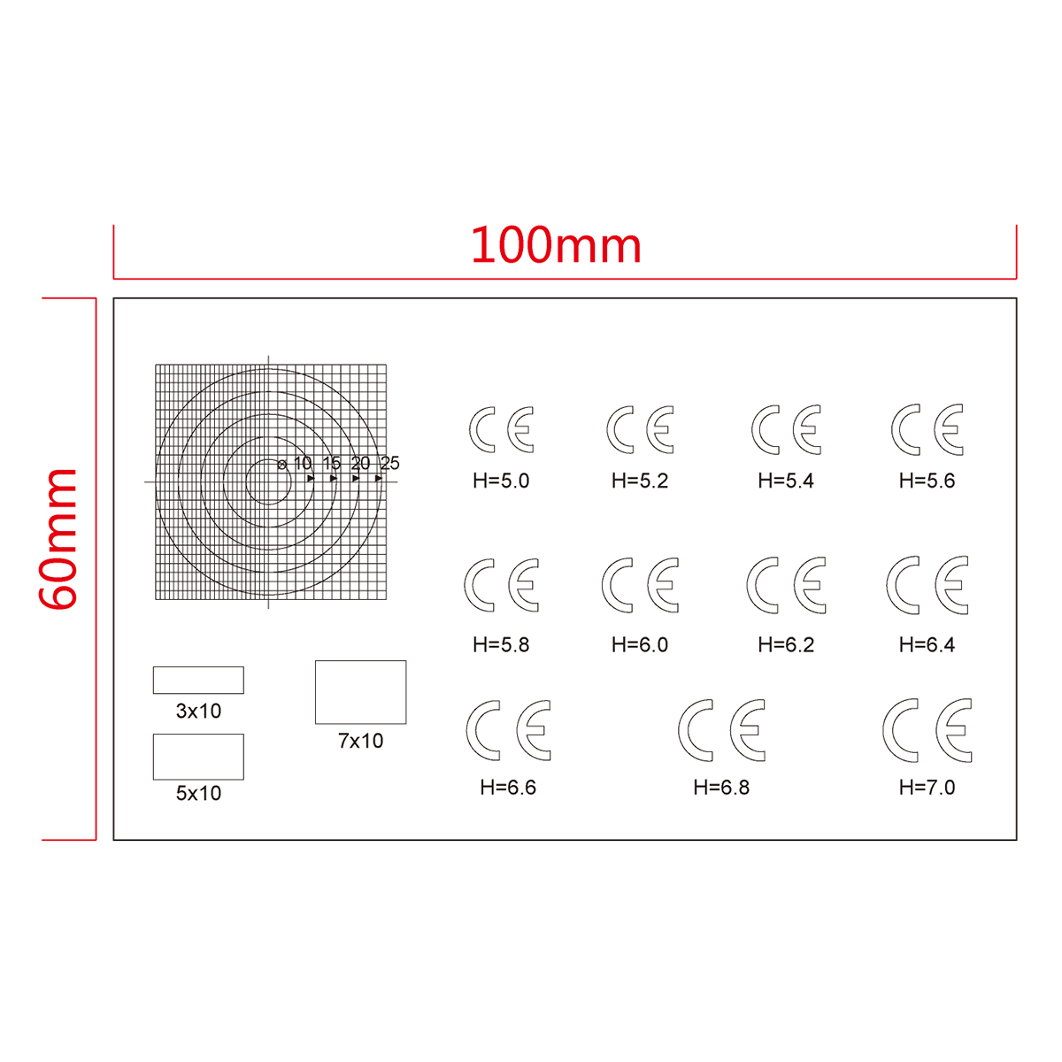 Viewing Ruler Under Microscope Film Ruler for Microscopes | View Solutions Inc.
