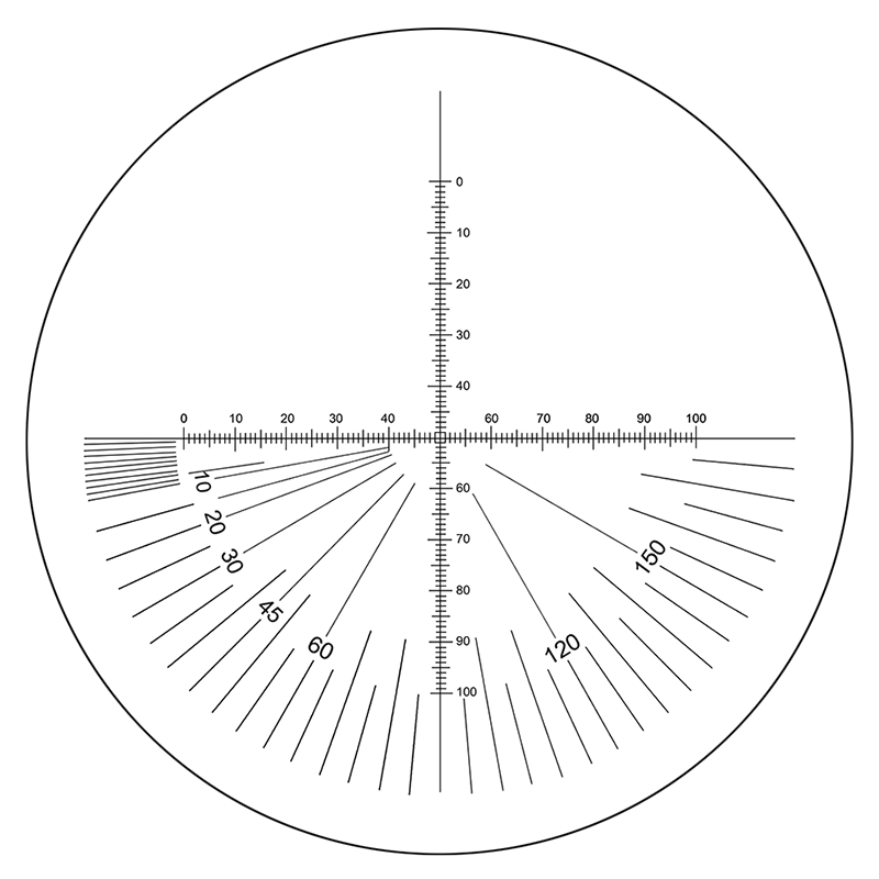 Rectile File Microscope Reticle and Micrometer for Microscopes | View Solutions Inc.