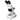 10X/20X Widefield Stereo Microscope, Binocular, Track Stand, Halogen Top and Bottom Light, Bright Field, SKU FS12140122, three quarter front view