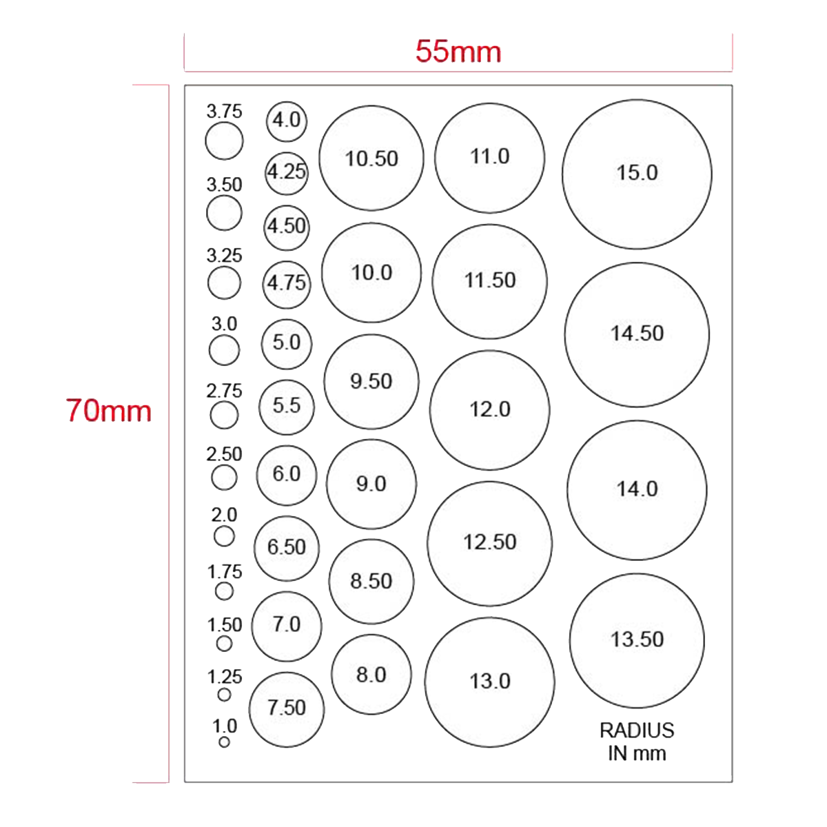 Microscopes Cell Size Ruler Film Ruler for Microscopes | View Solutions Inc.